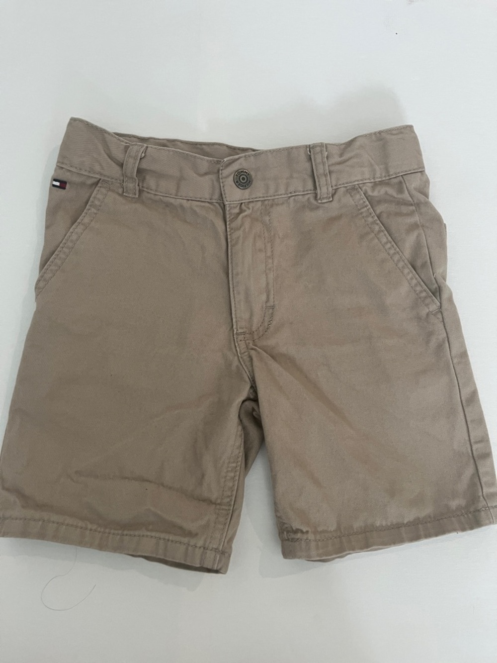 CLEARANCE 4 for $12 - Tommy Hilfiger Tan Flat Front Boys Shorts, Size 6